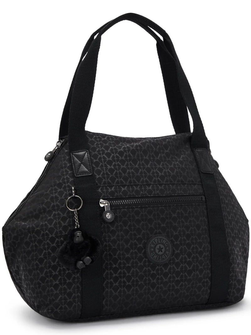 كيبلينغ حقيبة يد كبيرة بتوقيع فني مع حزام كتف قابل للإزالة - Image 5